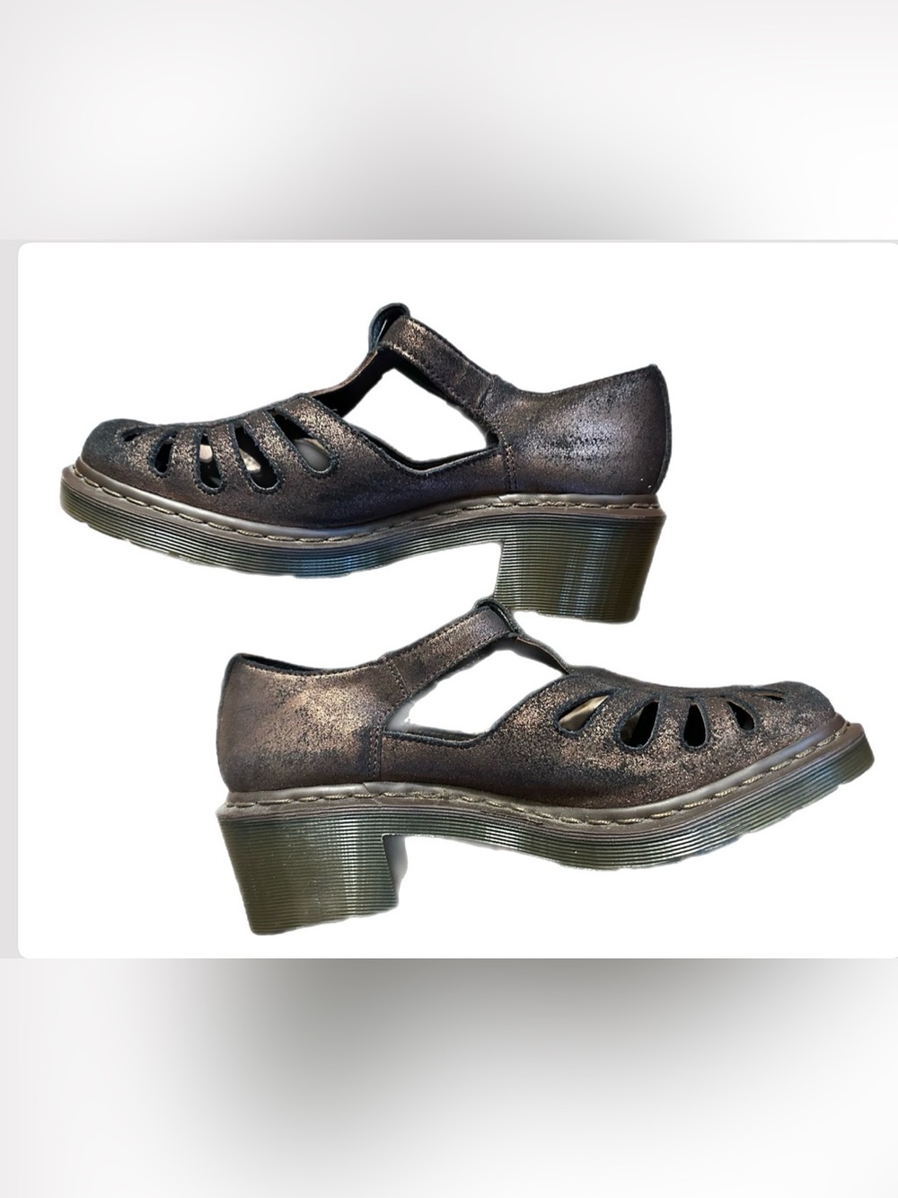 Dr. Martens Jocelyn Cutout T-Strap  Heel Shoes